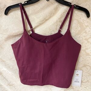 NWT Tavi Sports Bra in Garnet Python